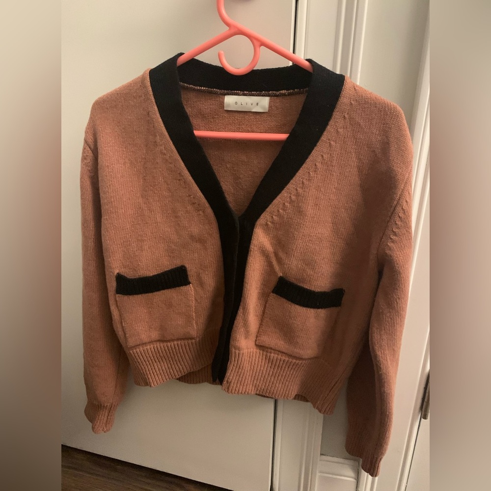 Olive Clothing Wool Cardigan